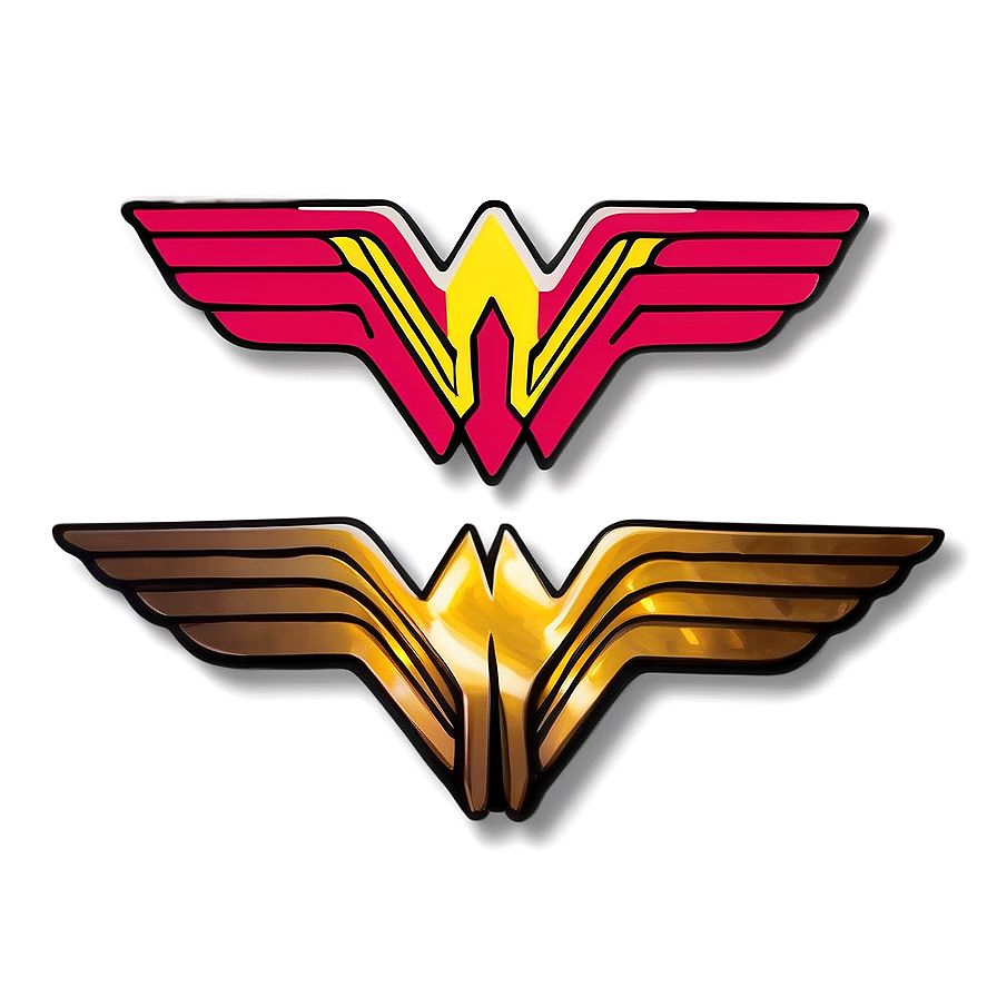 Hand Drawn Wonder Woman Logo Png 3
