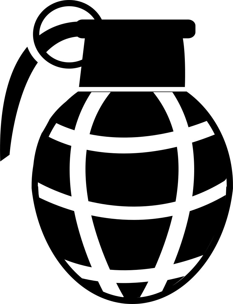 Hand Grenade Outline