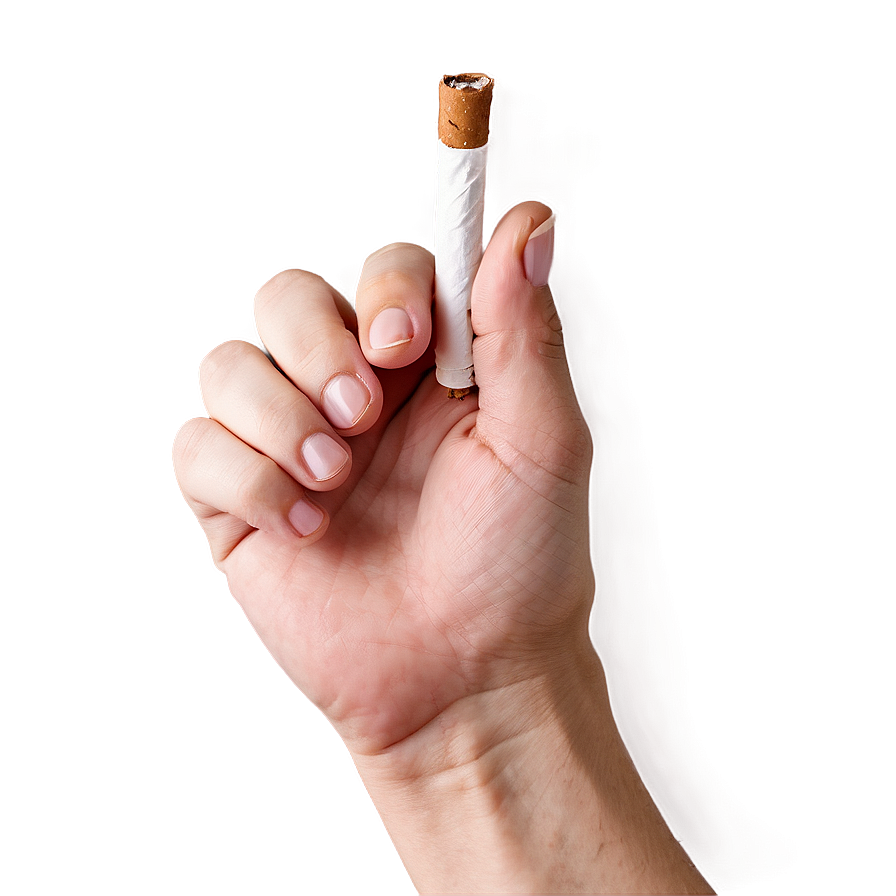 Hand Holding Cigarette Png 05232024