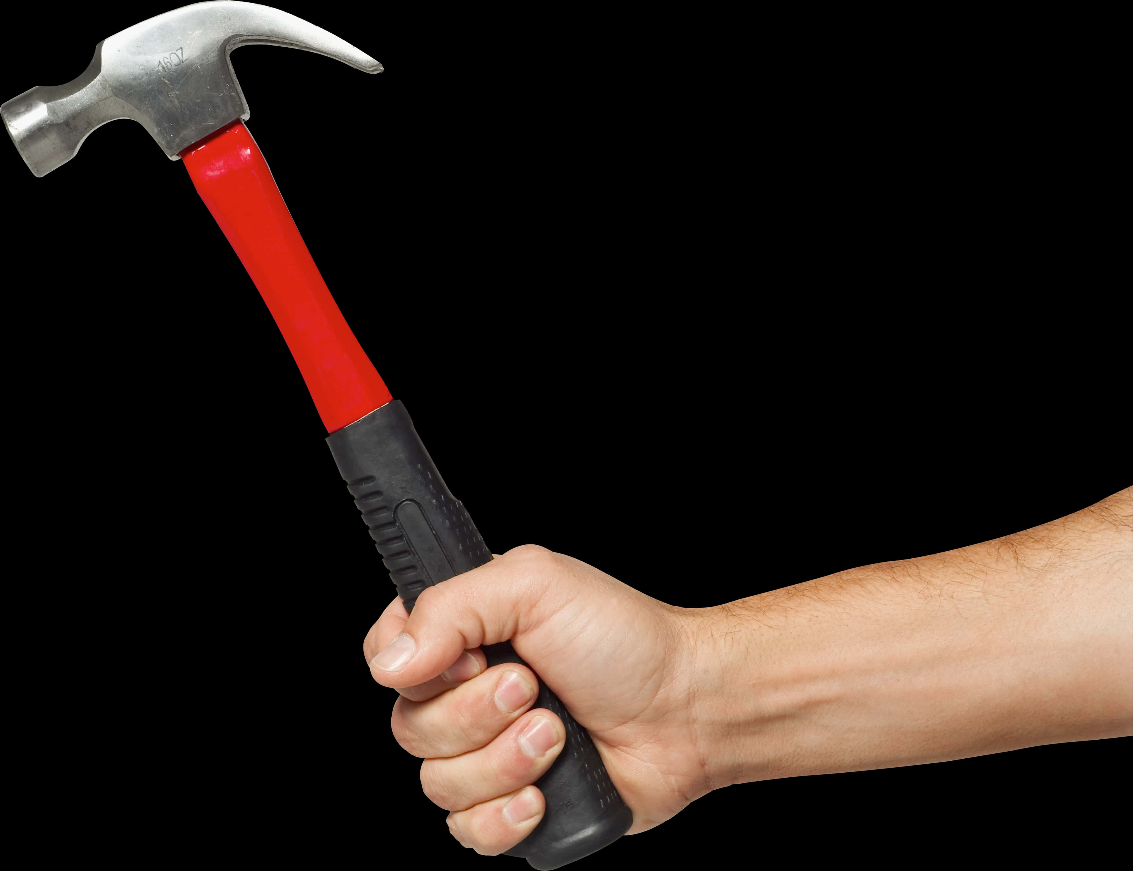 Hand Holding Claw Hammer
