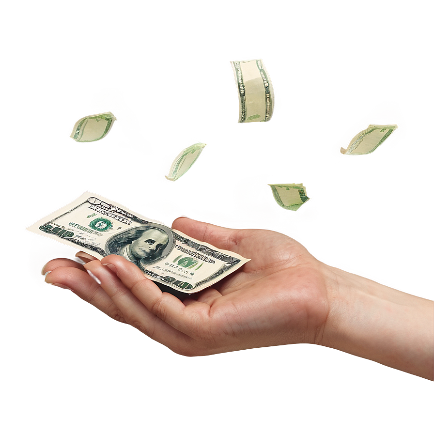 Hand Holding Money Png 04292024