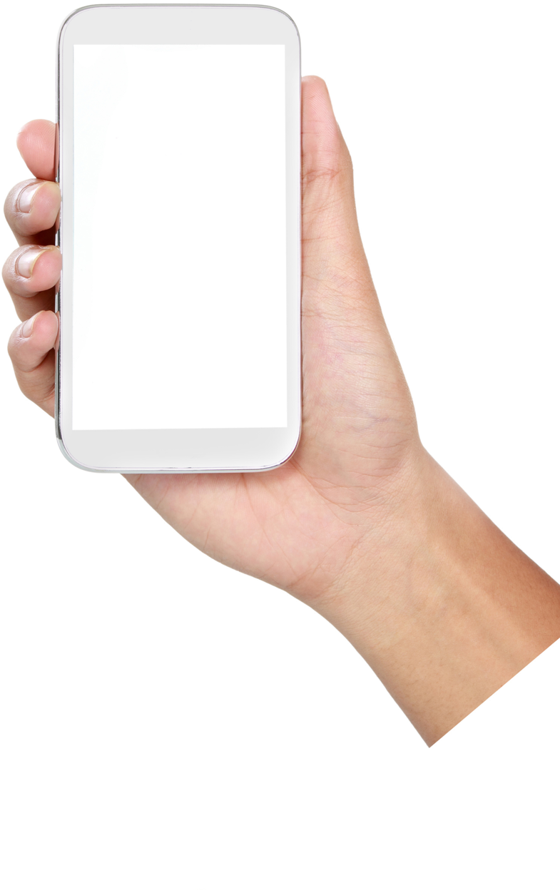 Hand Holding White Smartphone.png