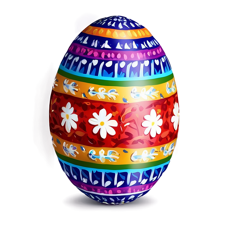 Hand Painted Easter Egg Png 05252024