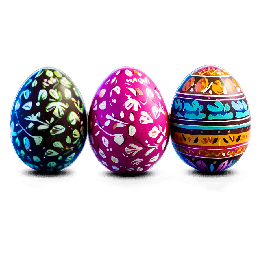 Hand Painted Easter Egg Png Qdq44