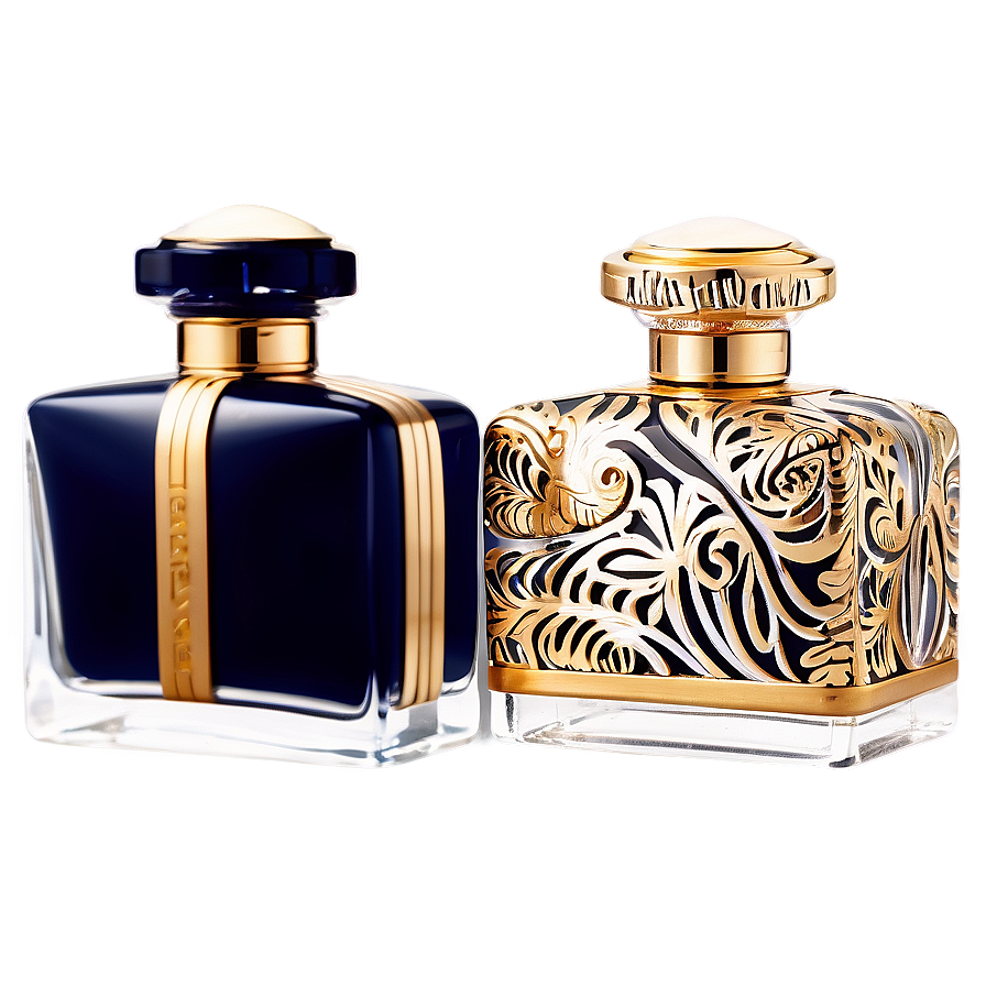 Hand-painted Perfume Bottle Png 05242024