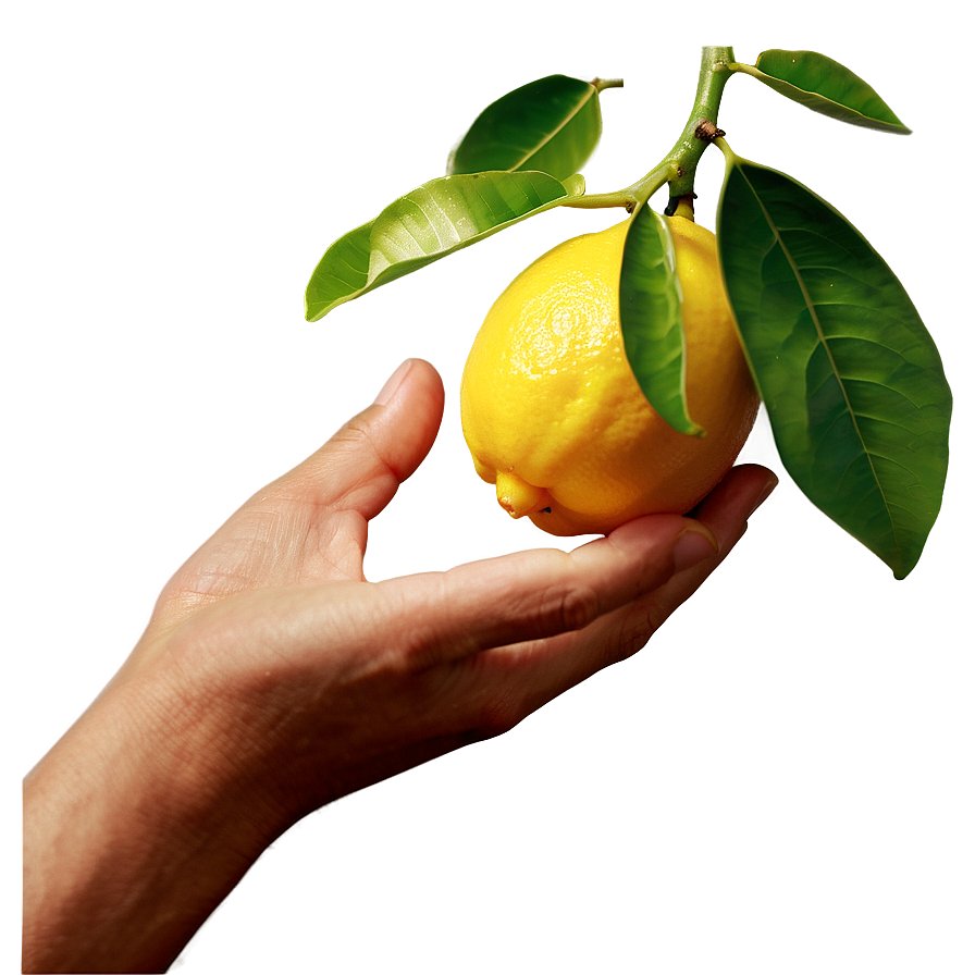 Hand-picked Lemon Png 05042024