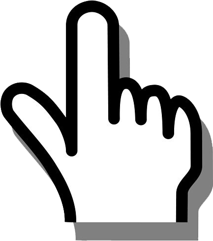 Hand Style Mouse Pointer Icon