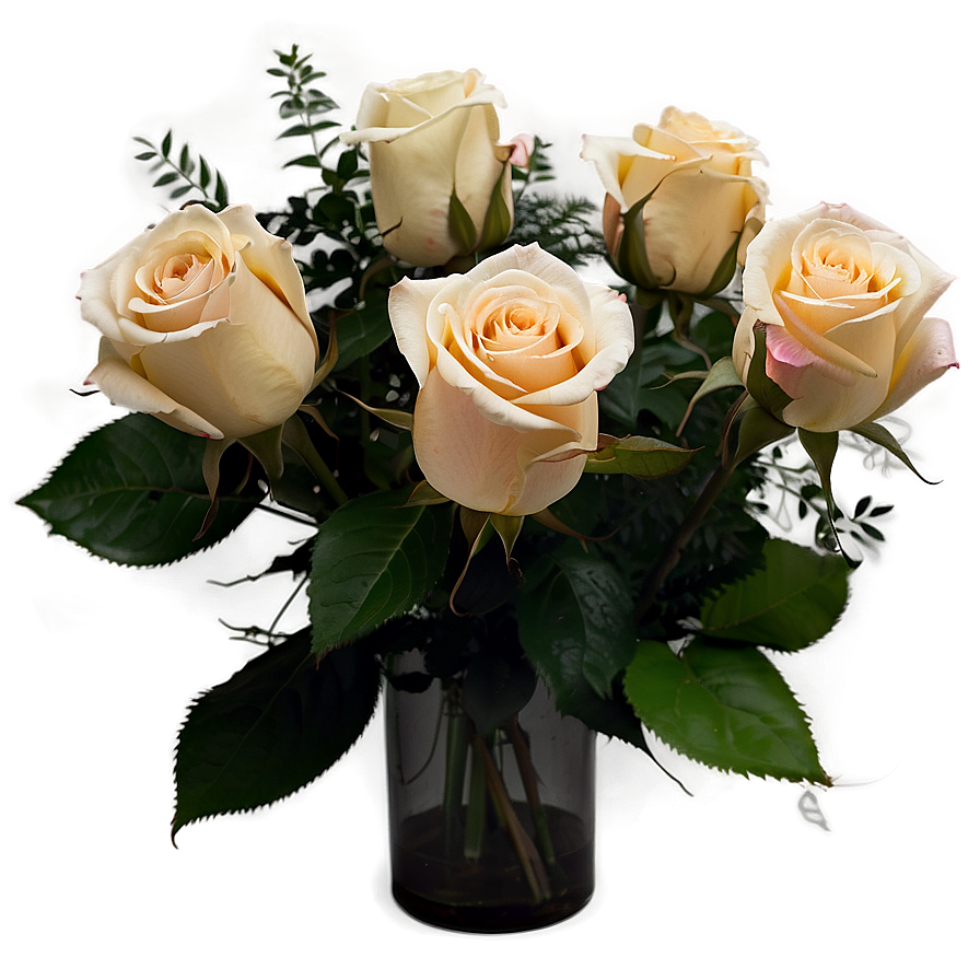 Hand-tied Roses Bouquet Png 06212024