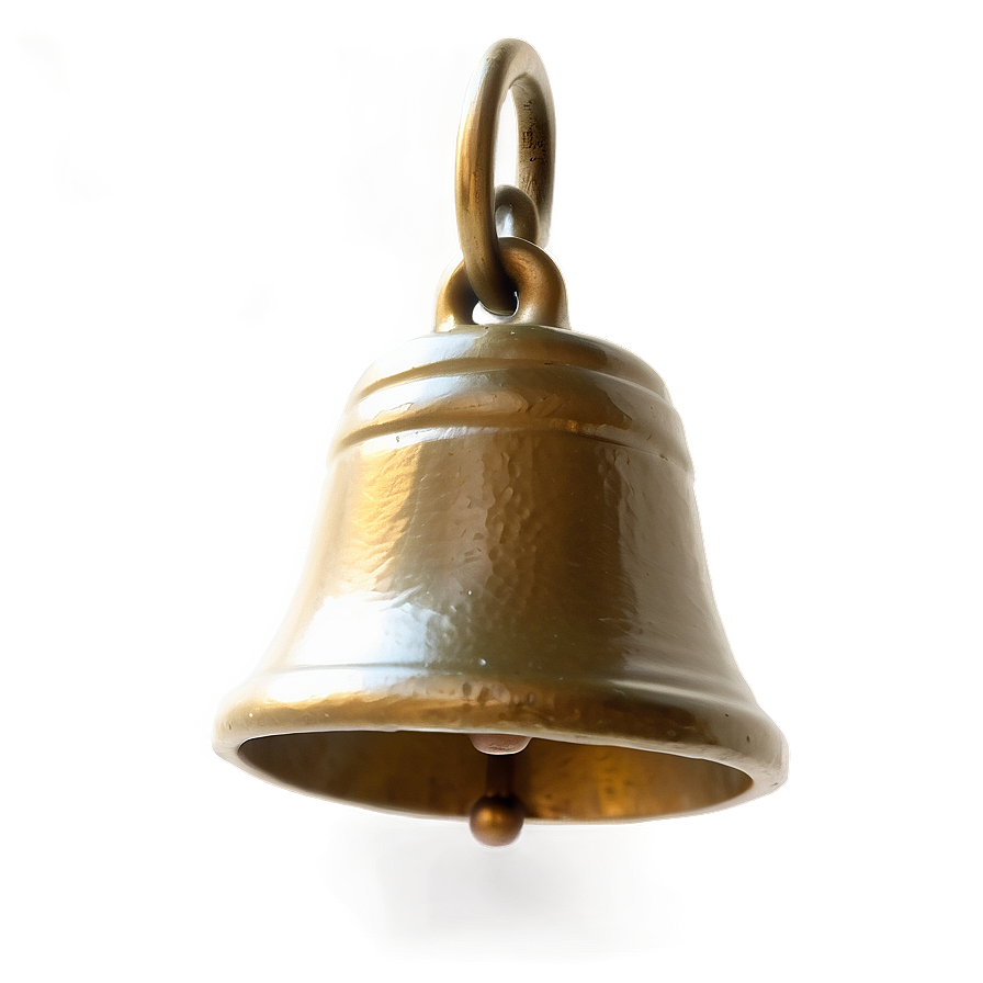 Handcrafted Bronze Bell Png 6