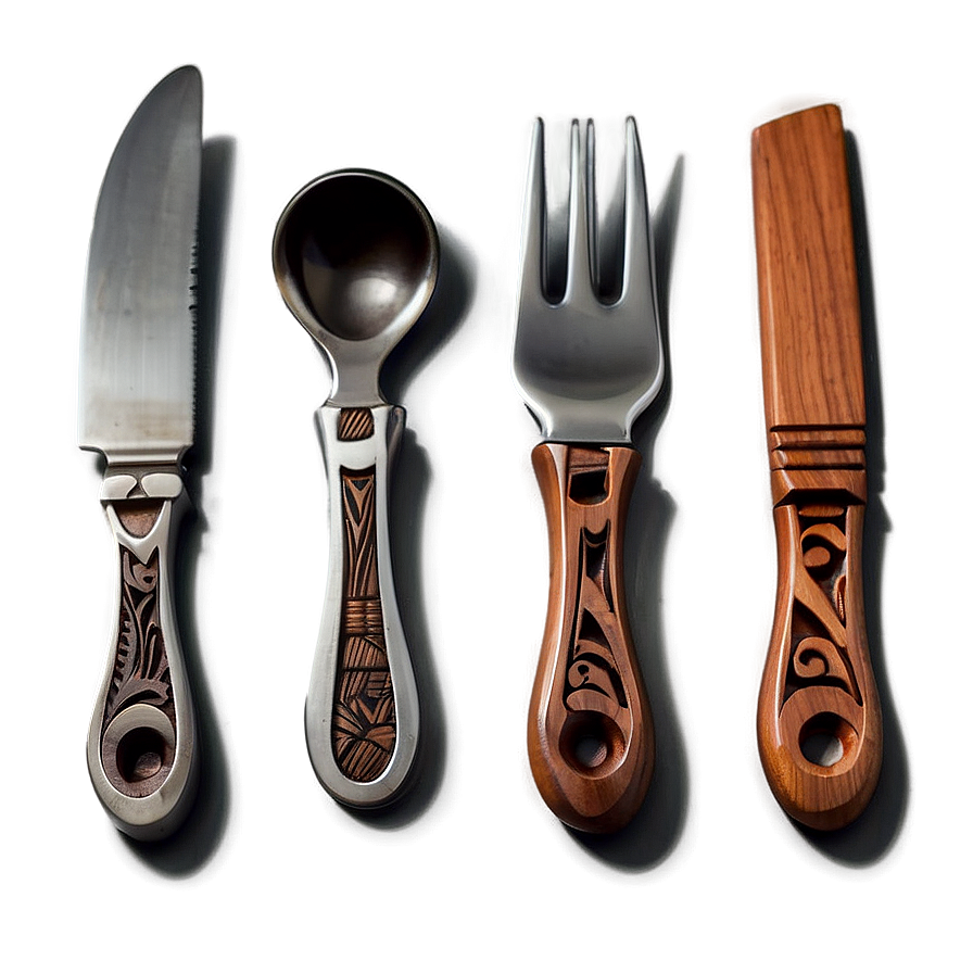 Handcrafted Utensils Design Png Vtt76