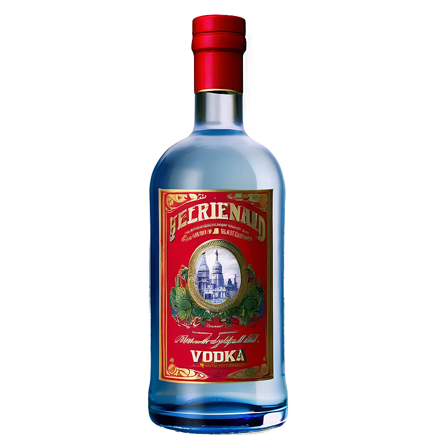 Handcrafted Vodka Bottle Png 83