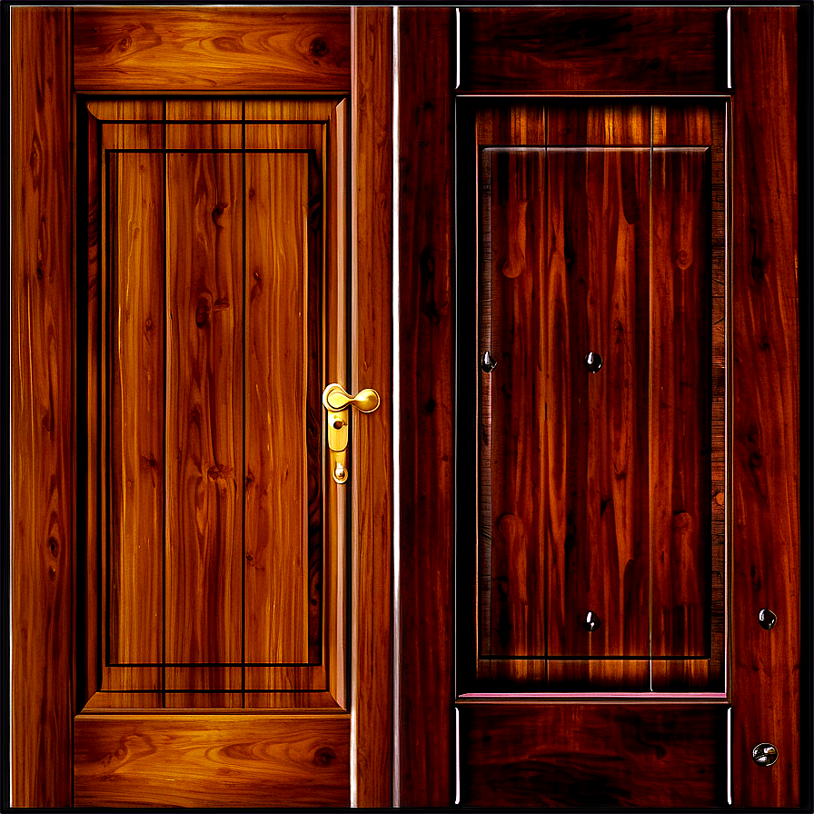 Handcrafted Wooden Door Png 94