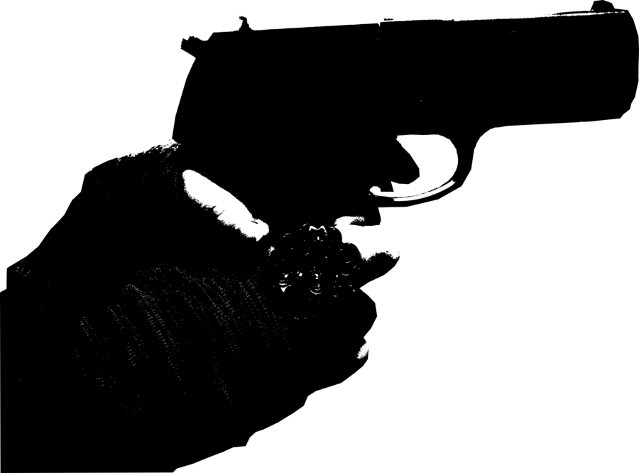 Handgun Silhouette Gunshot