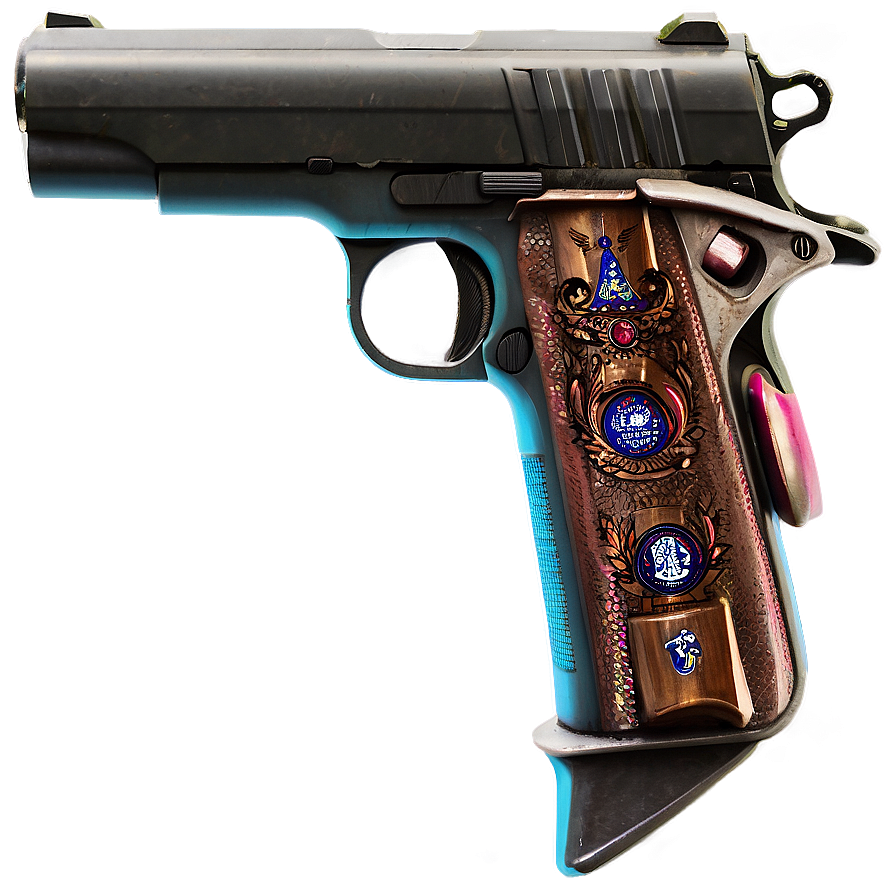 Handgun Transparent Side View Png Gdd