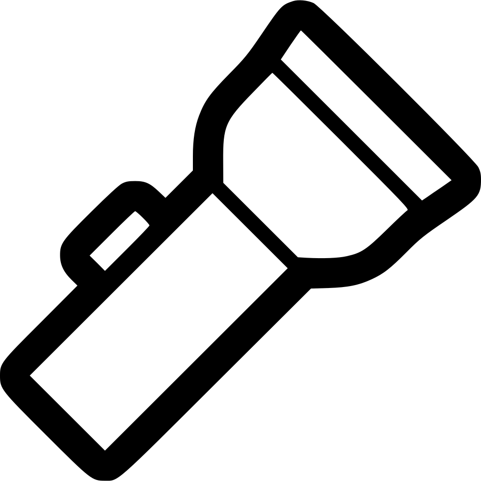 Handheld Flashlight Icon