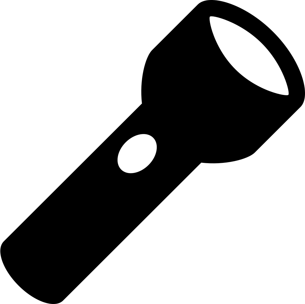 Handheld Flashlight Icon