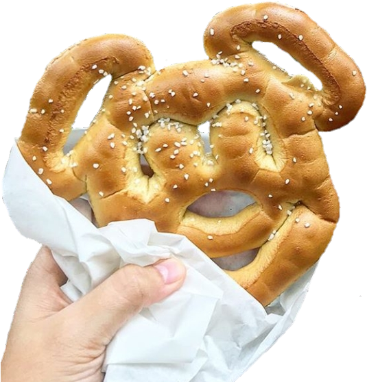 Handheld Giant Pretzel