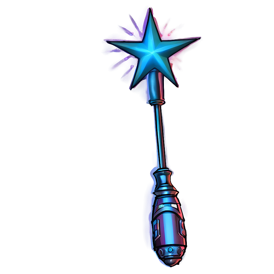 Handheld Star Wand Png 14