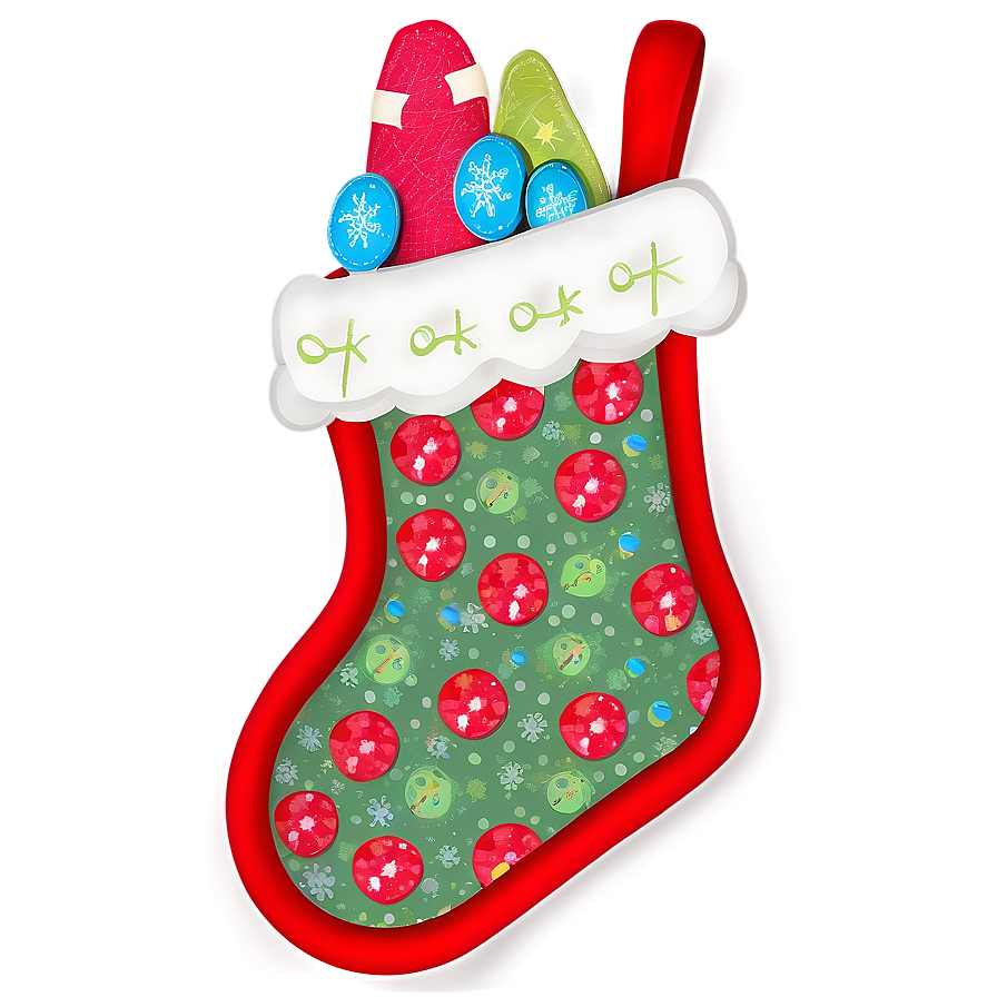 Handmade Christmas Stockings Png 2