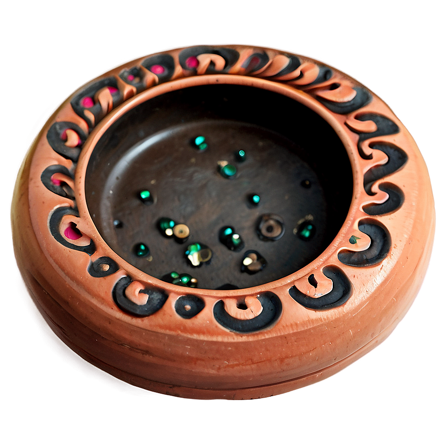 Handmade Clay Ashtray Png Mtd90