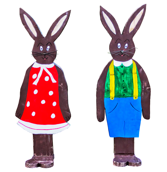 Handmade Easter Bunny Cutouts