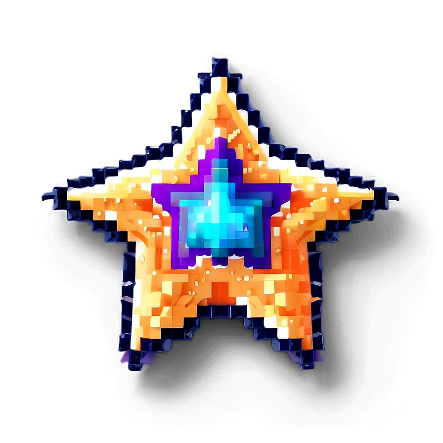 Handmade Pixel Star Asset Png 06212024