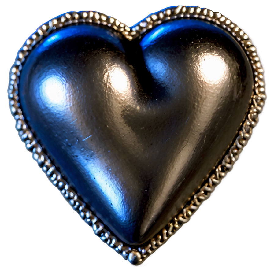 Handmade Silver Heart Png Rgy14