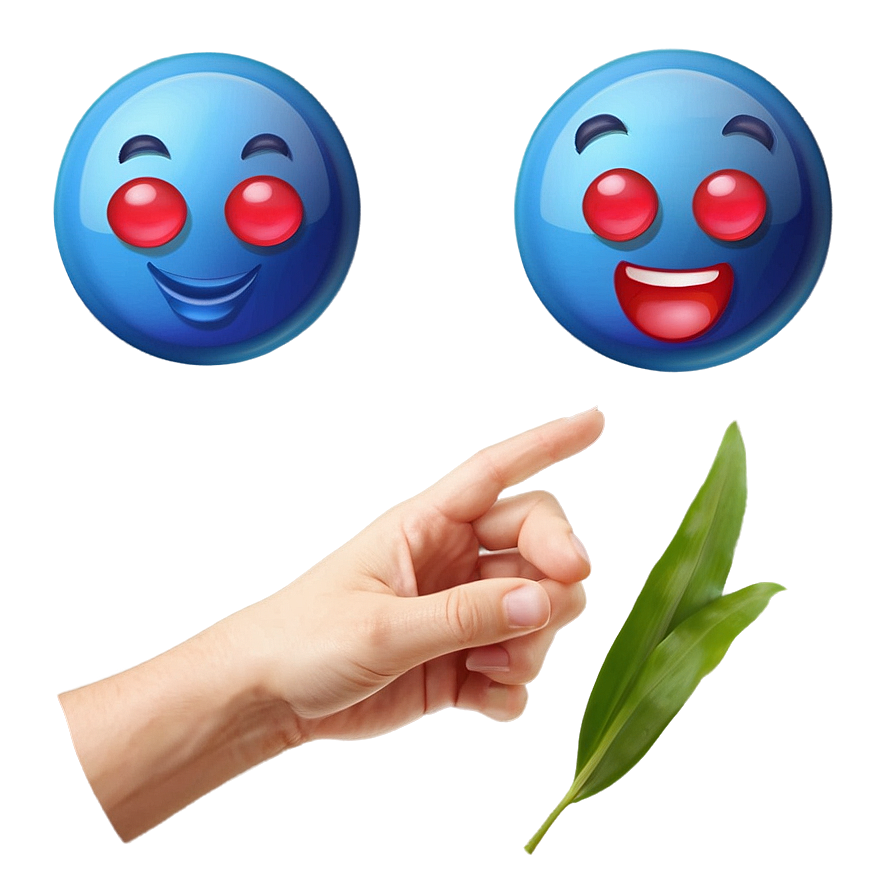 Handpicked Blue Emoji Png Selection 06282024