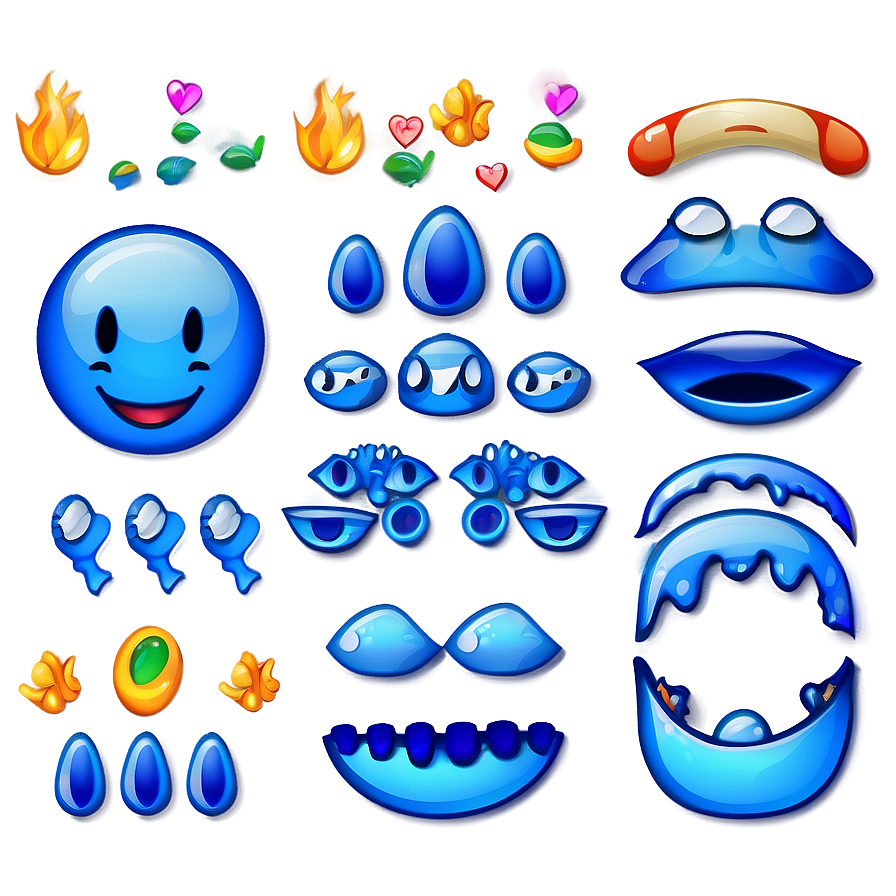 Handpicked Blue Emoji Png Selection Vet