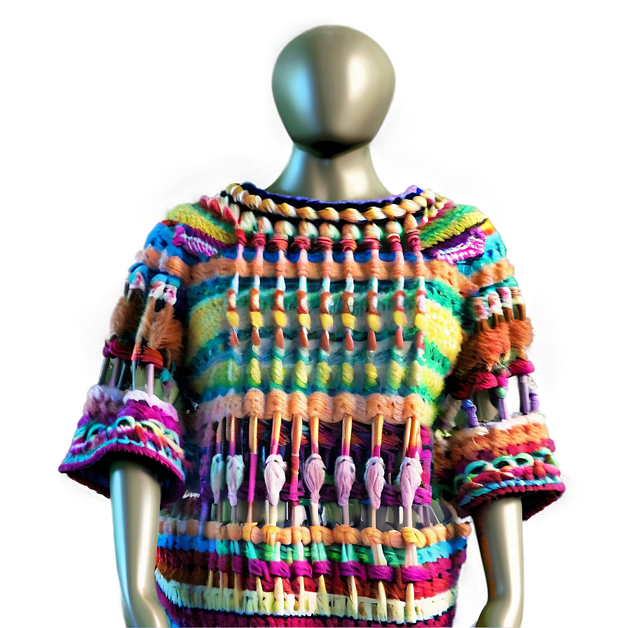 Handwoven Poncho Texture Png 94