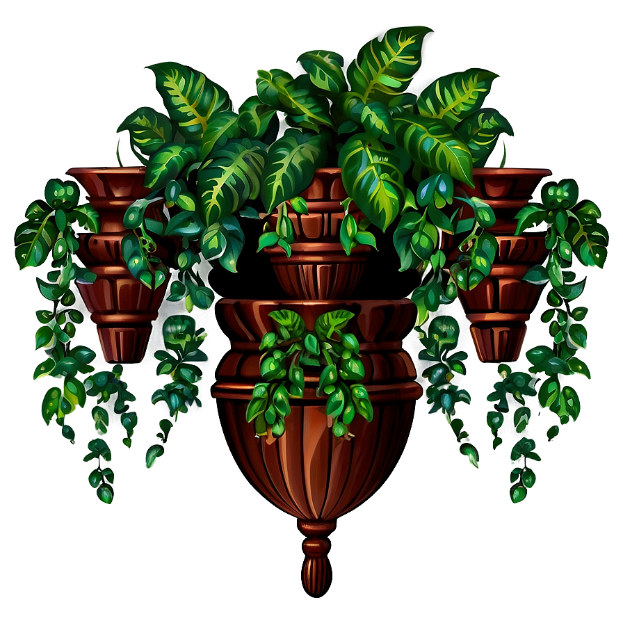 Hanging Plant Cluster Png Cgf