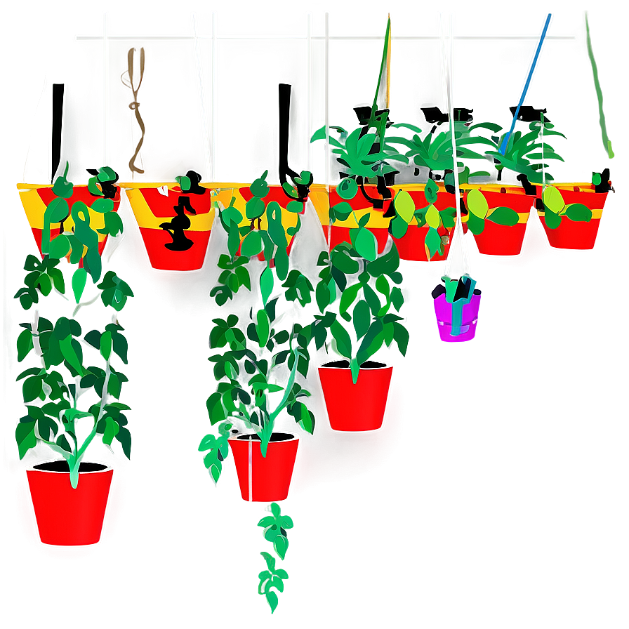 Hanging Plant Office Png 36