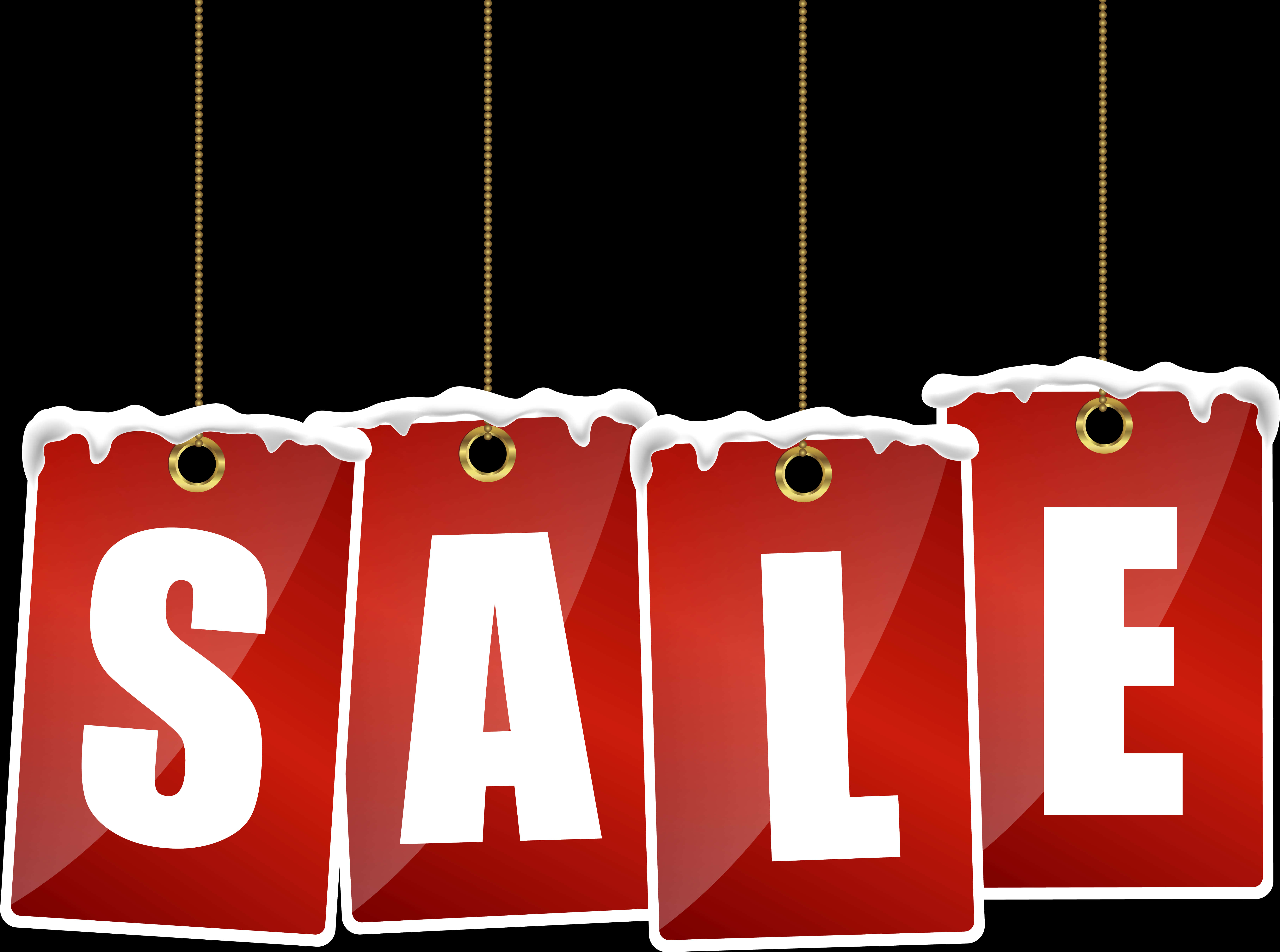 Hanging Sale Signs