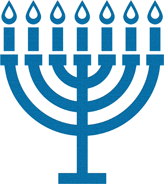 Hanukkah Menorah Graphic