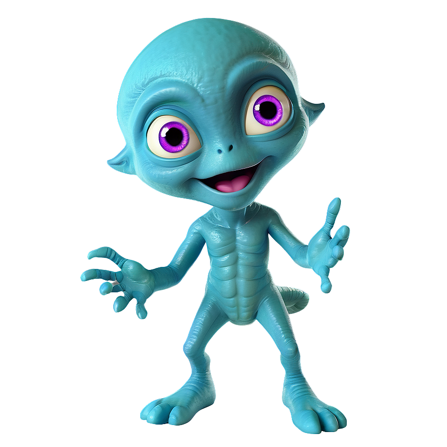 Happy Alien Cartoon Png 72