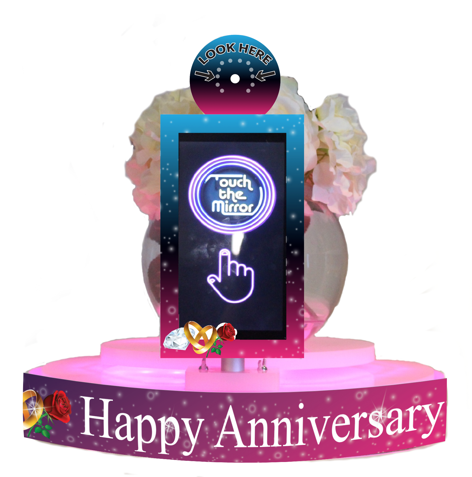 Happy Anniversary Photo Booth Prop