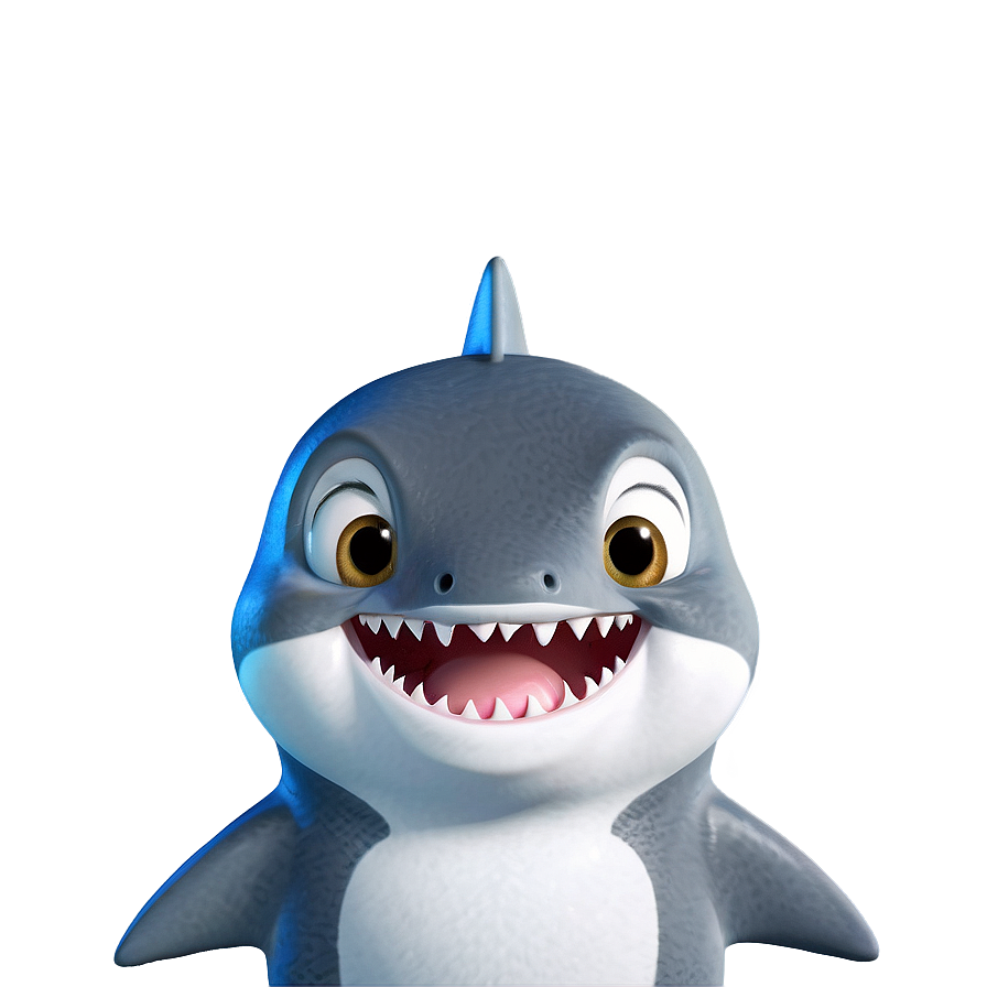 Happy Baby Shark Picture Png Hhe33