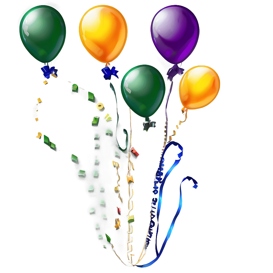 Happy Birthday Balloons Png Pfb