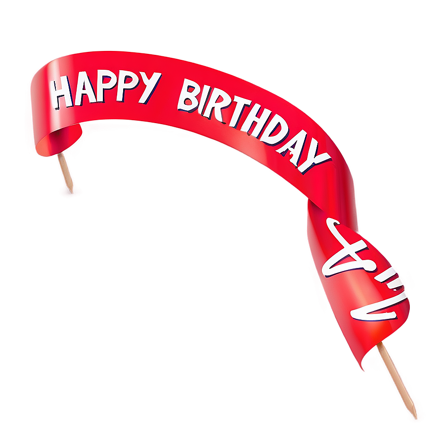 Happy Birthday Flag Banner Png 40