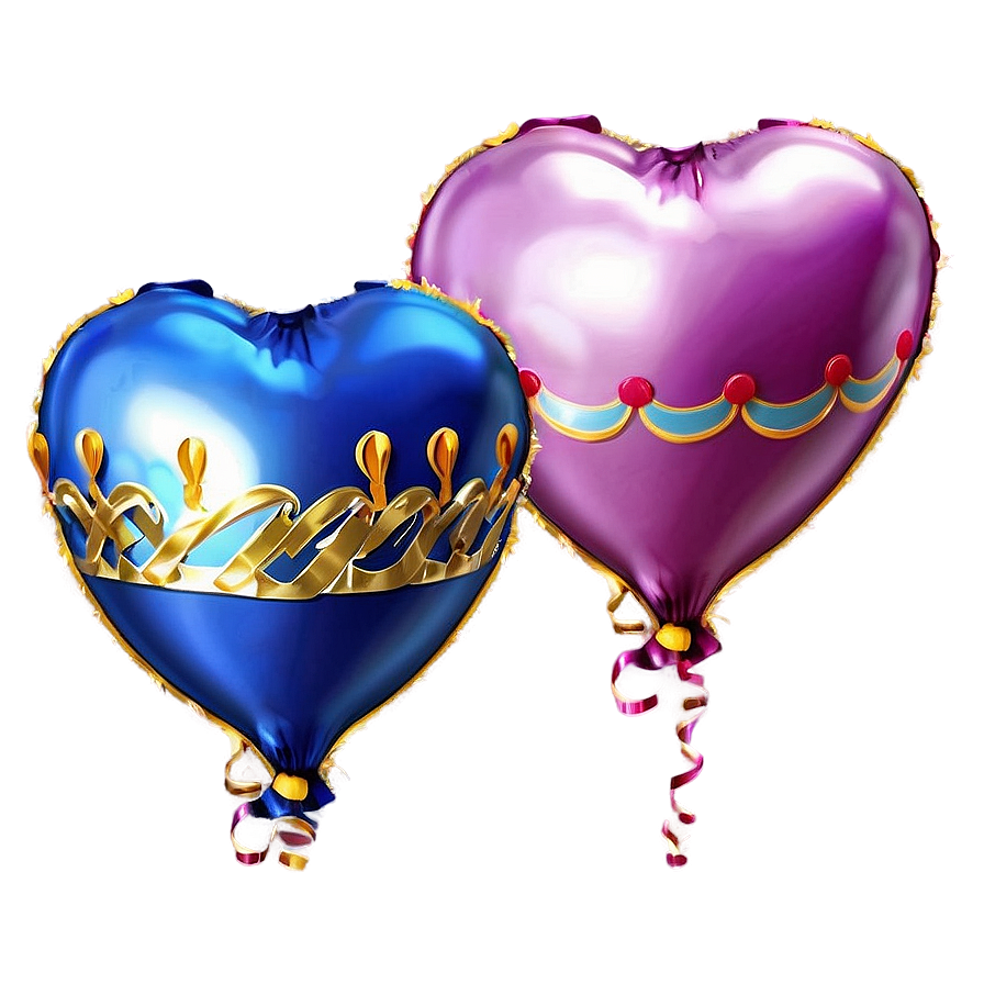 Happy Birthday Heart Balloon Png Ena