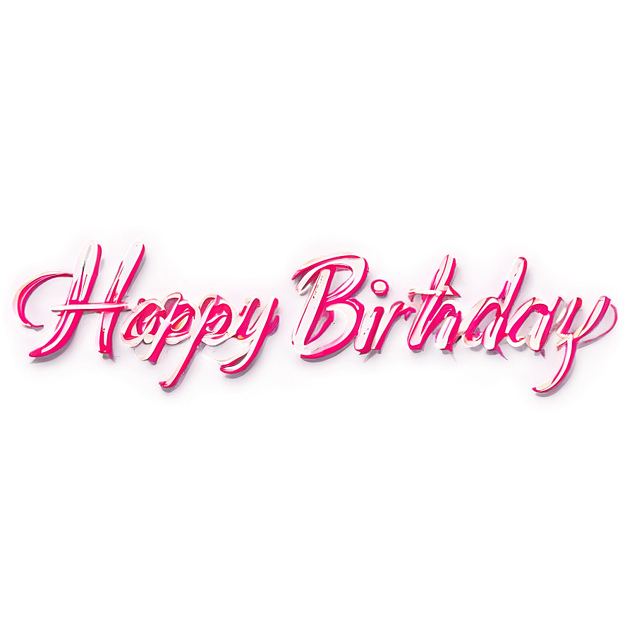 Happy Birthday Lettering Png 05032024