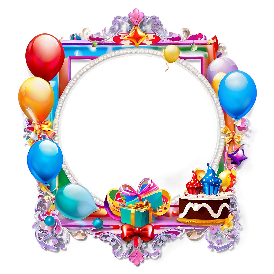 Happy Birthday Photo Frame Png 51