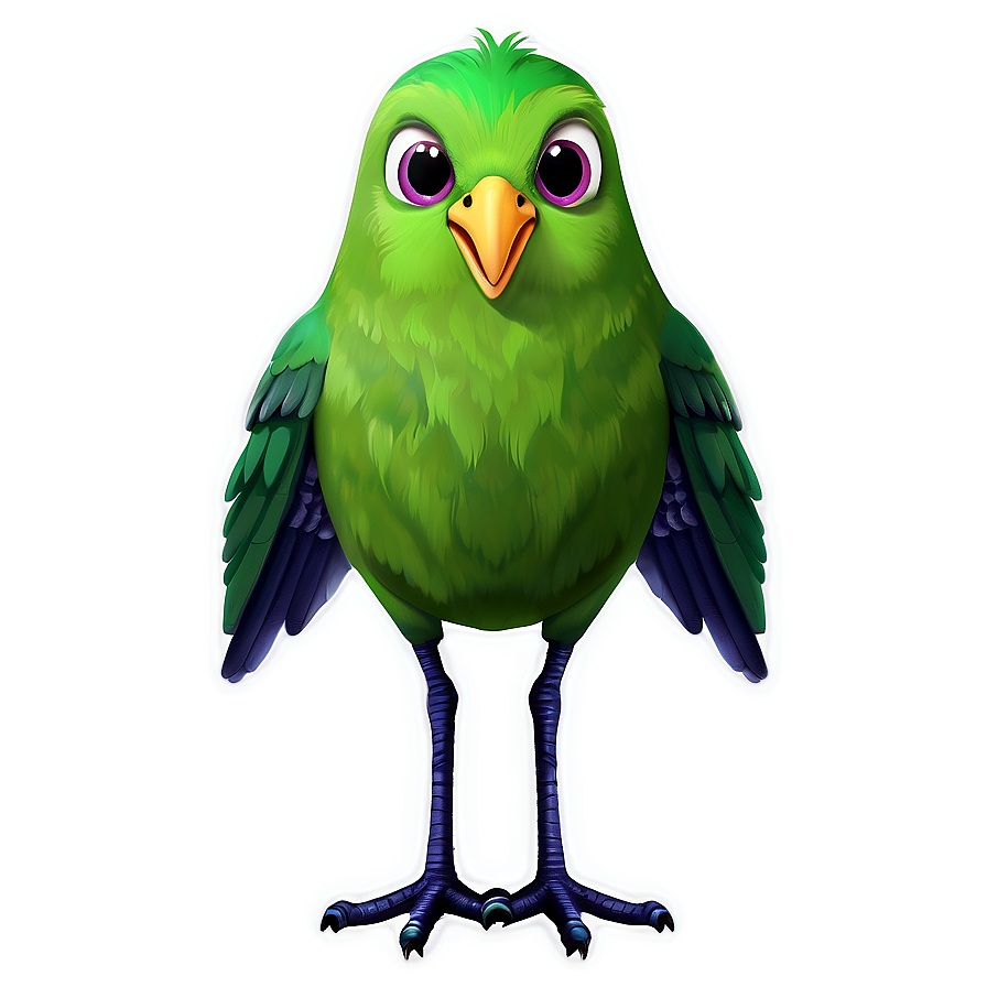 Happy Cartoon Bird Png 86