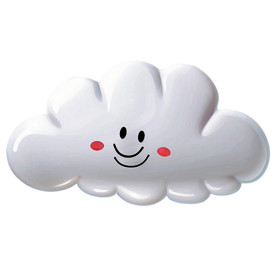 Happy Cartoon Cloud Png 28