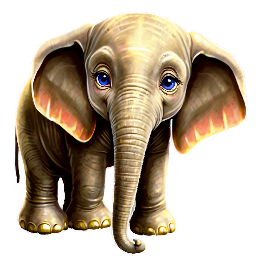 Happy Cartoon Elephant Png Net