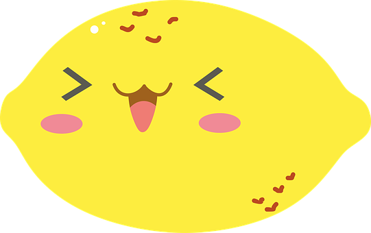 Happy Cartoon Lemon