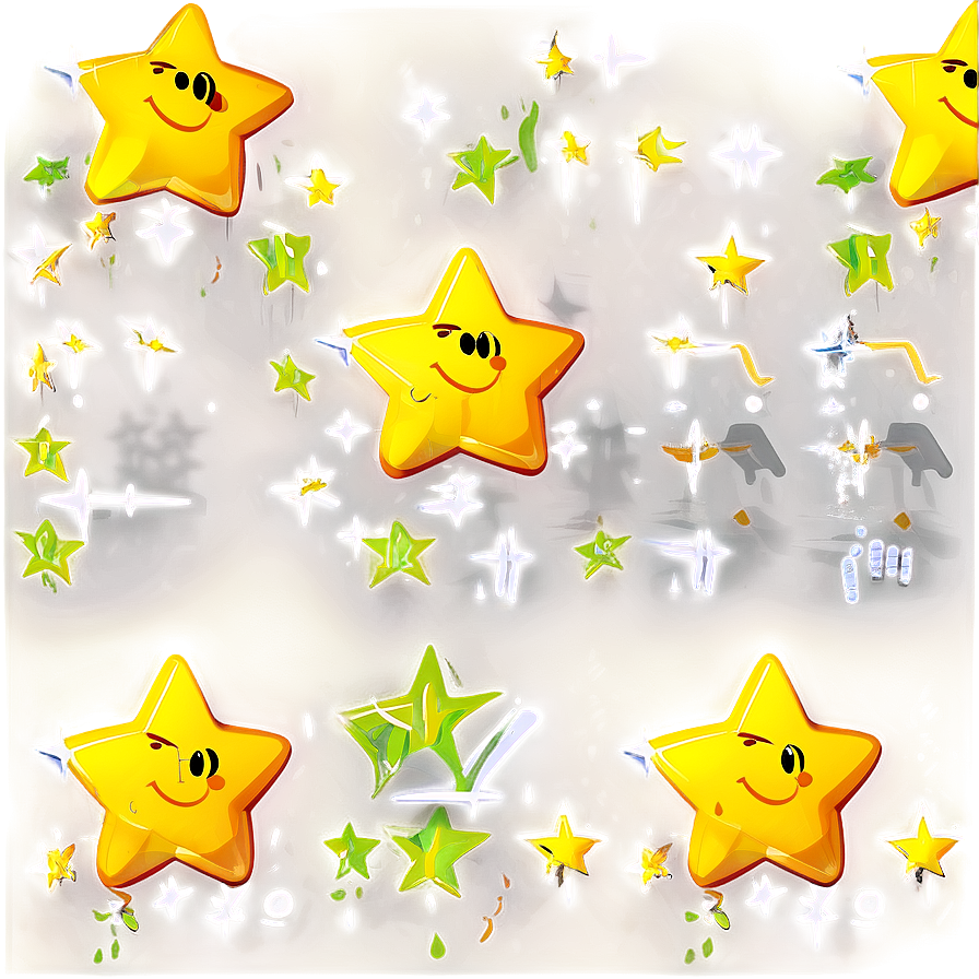 Happy Cartoon Star Png Wgr42