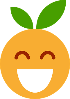 Happy Clementine Emoji