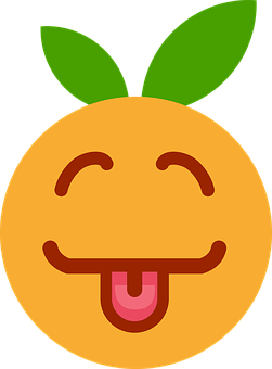 Happy Clementine Emoji