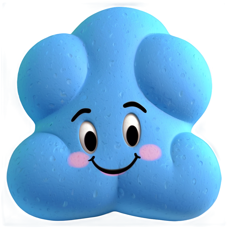 Happy Cloud Character Png Xqv61